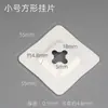 Gancho para Espejo Colgante Móvil de Vidrio Pieza de Fijación de Placa Posterior Cuadrada Ventosa de Succión Pieza de Hierro Colgante de Cristal Aluminio Marco Redondo Accesorios