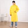 Capa de Chuva Estilo Corta-Vento Peça Única, Longa para Caminhadas ao Ar Livre, À Prova de Chuva Forte, Poncho Estilo Corta-Vento Espessado e Alongado para Homens e Mulheres
