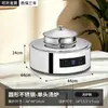 Fogão de Buffet em Aço Inoxidável, Fogão Elétrico para Pratos Quentes de Cantina, Panela Térmica Transparente com Tampa Articulada, Fogão de Aquecimento para Café da Manhã de Hotel