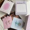 Tarjeta de soporte para salchicha de horquilla tarjeta trasera joyería personalizada cartón de joyería impresión a color tarjeta de exhibición corazón de niña cuerda para el pelo embalaje de joyería al por mayor