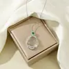 Colar Trendy Buda Maitreya 2025 Novo Estilo Elegante Pingente de Buda Sorridente Corrente para Clavícula da Sorte Sem Desbotar