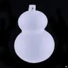 Máscara facial Shehuo pintada a mano en blanco Máscara de pulpa de papel DIY Cucharón de papel Cucharón de agua Botella de calabaza