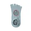 Fabricante directo de calcetines de yoga de cinco dedos, calcetines cortos profesionales antideslizantes para mujer, estilo fino de verano para deportes de interior y Pilates