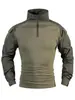 2026 Camiseta Deportiva Camuflaje para Hombre Amazon Outdoor Uniformes de Combate Transpirables Resistentes al Desgaste Militar al por Mayor en Stock