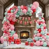 Set de globos de foil temáticos de Navidad transfronterizo para decoración de fiestas navideñas y arreglo de escenas