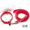 Huella Perro y Gato Correa Mascota Pequeña Correa Collar Set Cuerda para Pasear Perro Teddy Gatito Correa