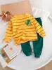 Roupas de Algodão Puro de Outono para Crianças, Conjunto de Roupa Íntima Base para Bebês, Roupas de Algodão para Meninas, Uniformes Escolares, Calças de Outono para Bebês, Estilos de Primavera e Outono