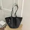 Bolso grande retro simple transfronterizo para mujer, nuevo y elegante, bolso tote texturizado de gran capacidad, versátil para el trabajo, bolso de hombro único, moderno