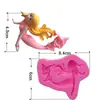 Molde de silicone para decoração de chocolate de sereia, ferramentas de panificação decoração de bolo transfronteiriça molde de silicone de cauda de peixe 05