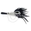Banda para el cabello de plumas de los años 20 Novia europea y americana Mesa Actuación Baile Banquete Banda para el cabello con borlas Banda para el cabello de diamantes Tocado Accesorios para el cabello