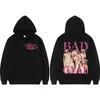 Sudadera Gráfica Retro de los 90 Singer Bad Gyal para Hombres y Mujeres Estética Retro Harajuku Moda Retro Sudadera Casual