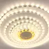 Lámpara de Cama con Sensor de Movimiento Corporal Humano, Suministro Directo de Fábrica 2835 Blanco Neutro 60 Lámparas por Metro Alto Brillo Placa Estrecha en Forma de S Tira de Luz LED