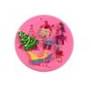 Alce Trenó Papai Noel Árvore de Natal Série Silicone Líquido Fondant Bolo Molde Assar