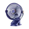 Ventilador Portátil de Clip para 6 Aldeas Transfronterizas, Carga USB, Luz Nocturna para Exteriores, Dormitorio Estudiantil, Aire Acondicionado, Enfriamiento Silencioso de Escritorio, Ventilador Portátil