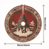 Nueva Falda para Árbol de Navidad con Diseño de Mejor Venta en Amazon Decoración para Base de Árbol Impresión Digital Suministros Navideños Decoraciones