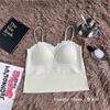 Estilo Francês Exquisito Renda Tubinho Alça Colete Pequeno Push-up Anti-queda Respirável Costas Bonitas Sutiã Esportivo Feminino Faixa para Peito