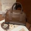 Bolso de Cuero Kitty para Mujer 2025 Nuevo Bolso Boston Sentido de Alta Gama Bolso de Mano Bolso Bowling Bolso de Hombro Cruzado