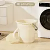 Juego de Cubo de Agua para el Hogar, Lavabo, Cucharón de Agua, Cubo de Plástico Engrosado, Gran Capacidad, Uso Doméstico, Set de Tres Piezas para Baño en Dormitorio de Estudiantes