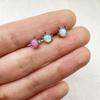 Opalina Imitación Cabeza de Gato Acero de Titanio Anillo para la Lengua Lindo Mascota Dulce Fresca Chica Picante Joyería para Piercings Dulce Accesorios Yiwu