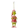 Envio Rápido, Recorte Grátis Monstro de Cabelo Verde Decoração de Natal Pingente Acrílico Chaveiro Acrílico