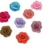 Decoración de Fiesta de Bodas Flores Gasa Coreana Rosa Flor Decorativa Accesorios Flor para Zapatos DIY Flor para Sombrero Joyería Floral Accesorios