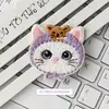 Pegatinas de Tela Bordadas de Gato de Dibujos Animados para Ropa, Pantalones y Suéteres, Parches Decorativos de Reparación, Calcomanías de Animales Lindos, Accesorios de Ropa