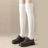 Calcetines de Invierno Hasta la Rodilla para Mujer, Estilo Otoño e Invierno, Calcetines Largos de Tubo, Forrados de Felpa, Engrosados, Rodilleras Cálidas para Maternidad, Calcetines Hasta el Muslo, Vellón de Oveja
