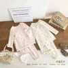 Nuevo Traje de Licra Mutong Prince para Otoño e Invierno para Niñas, Ropa y Pantalones de Otoño, Conjunto de Ropa de Casa de Algodón para Niños