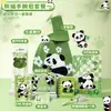 Bolsa de Tricô Panda Conjunto de Papelaria Caderno Caneta de Pressão Pacote de Presente Panda Prêmios para Estudantes Presentes de Formatura para o Início das Aulas