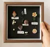 Regalos para Recién Casados, Kit de Materiales Hechos a Mano con Flores Prensadas para el Compromiso de la Mejor Amiga, Marco de Fotos con Flores Secas, Regalo de Boda