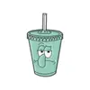Periféricos de Dibujos Animados Creativos de Gran Venta, Insignias Metálicas Lindas de Calamardo, Snacks Personalizados, Hamburguesas, Papas Fritas, Bolsas y Accesorios