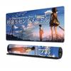 Makoto Shinkai 5 segundos velocidade 5cm mouse pad grande para mesa teclado