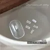 Pedrería Brillante para Uñas Versátil Rectangular Marquise Cubo de Azúcar Cristal con Base Puntiaguda Pedrería Accesorios de Decoración de Uñas DIY