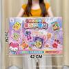 Juguetes de Casa de Juego para Niños Educativos Cocina Artificial Juguetes de Cocina Set de Vajilla para Niñas Caja de Regalo Grande Regalo Institucional
