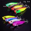 Atacado de fábrica 8 cm 12g âncora gancho luya isca luminosa hit onda de pesca onda de pesca beading bass isca
