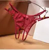 Lencería Sexy Abertura en la Entrepierna No Requiere Quitarse Encaje Desgarrable Transparente Tanga Tentación para la Cama Provocación Anillo Metálico Sexy Pantalones T