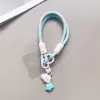 Ins Sayless Funda para Teléfono Móvil Nubes Estrellas Correa de Muñeca Cadena Corta para Colgar Cámara de Teléfono Móvil Colgante Llavero Universal
