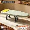 Tabla de planchar de alta gama hecha de madera maciza, tabla de planchar plegable para uso doméstico, pequeña almohadilla de planchar de escritorio, soporte para alfombrilla de planchar