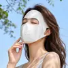 Mascarilla protectora solar de cara completa para mujeres en verano, protección UV, mascarilla de protección solar transpirable para ciclismo, protector solar 3D, mascarilla facial anti-manchas