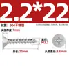 Tornillos Autorroscantes Avellanados Gb846 Acero Inoxidable 304 Cabeza Plana Phillips Tornillos para Madera Extendidos M2.9M3.5M4.2M5.5