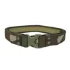 5.0 Hebilla Ancha para Exteriores Cinturón de Entrenamiento Militar Lona Camuflada Cinturón Táctico Tela Oxford Estilo Militar Cinturón para Hombre Venta al por Mayor