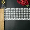 Encaje bordado de malla retro creativo, 7.5cm, pequeño adorno de encaje de margarita para dobladillos de ropa de mujer, DIY hecho a mano, en stock para venta al por mayor