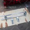 Placa de falda anti-desbordamiento ángulo de aluminio soporte guía de acero inoxidable soporte canaleta de guía recogedor de carbón hebilla de retención ángulo de placa de falda de aluminio fijo