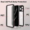 Funda Impermeable de Pimiento Rojo Adecuada para Iphone17 Promax Funda Impermeable Anticaídas Funda para Teléfono Móvil