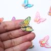 Parches de Tela Bordados a Computadora con Bordado de Mariposa Pequeña Estilo Chino, Adecuados para Decoración de Hanfu y Cheongsam, Parches para Ropa