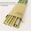 10 Canudos Reutilizáveis 20CM Feitos de Bambu +1 Escova