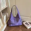 Bolso de Hombro Único para Mujer, Nuevo, Ligero, para Viajes, Simple, Gran Capacidad, Moda, Versátil, Color Sólido, Estilo Coreano, Bolso