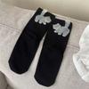 Calcetines de Primavera y Otoño 2025 Lindos Calcetines de Dibujos Animados de Tubo Medio para Mujer Huevo de Gato 3D Calcetines de Moda Calcetines para Parejas Universitarias