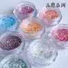 Série Orvalho de Jade Pó Glitter Especial para Nail Art Diamante Quebrado Cowherd Glitter Material Fada Explosivo Pó Glitter para Nail Art