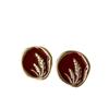 Aretes de Borla Aguja de Plata Roja de Año Nuevo Aretes de Sentido de Alta Gama para el Festival de Año Nuevo Aretes Nuevos Vintage Nicho Joker Venta al por Mayor